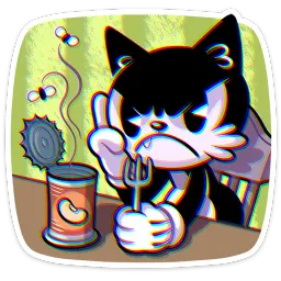 Кот Джо Илья Полутис, ВКонтакте sticker 5