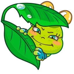 Гусеница Джулия (анимированные) sticker 6