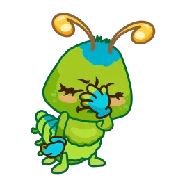 Гусеница Джулия (анимированные) sticker 8