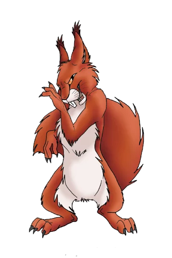 Jumpy Squirrel sticker 3