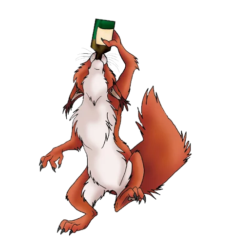 Jumpy Squirrel sticker 7