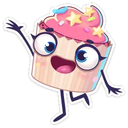 Сладкая какетка Telegram sticker pack