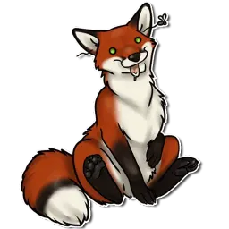 Kandrel Fox sticker 2