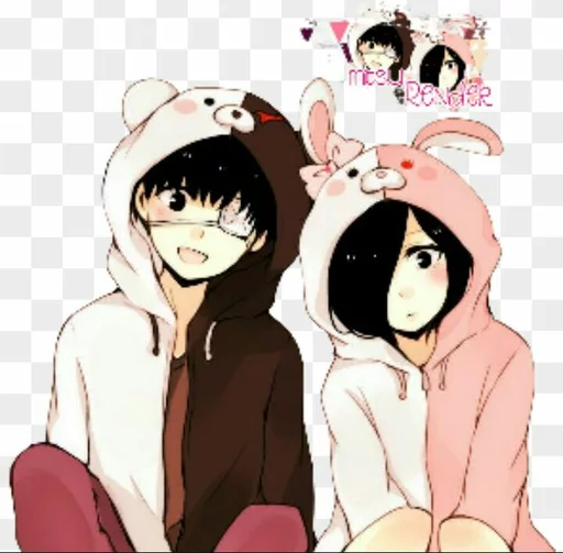 Kaneki x Touka sticker 4