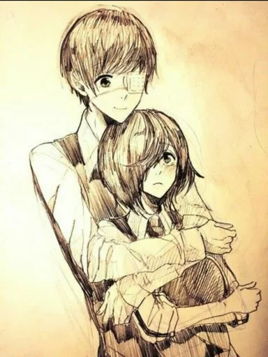 Kaneki x Touka sticker 6