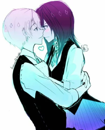 Kaneki x Touka sticker 7