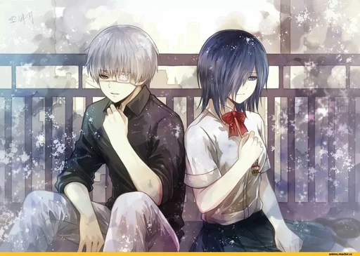 Kaneki x Touka sticker 8