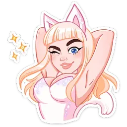 Кошечка Каталина Telegram sticker pack