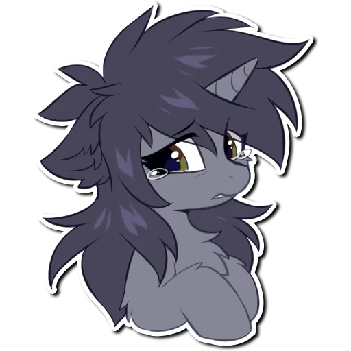 Kate the unicorn sticker 2