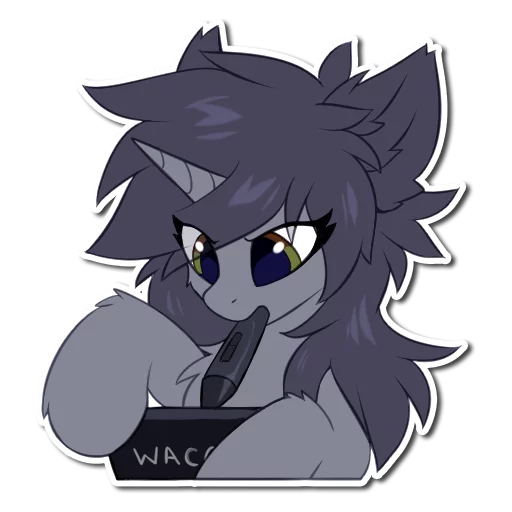 Kate the unicorn sticker 12