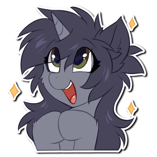Kate the unicorn sticker 3