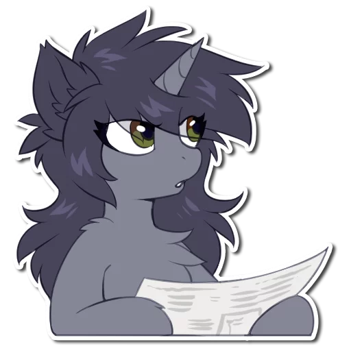 Kate the unicorn sticker 8