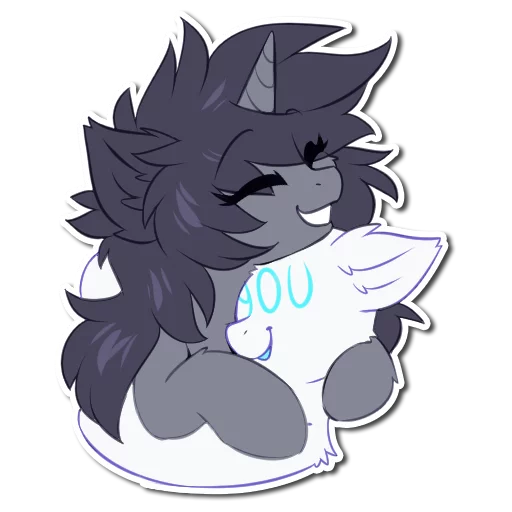 Kate the unicorn sticker 10