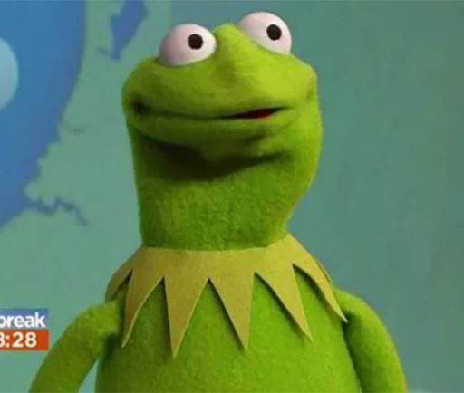 Kermit the memer sticker 3