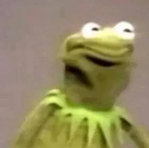Kermit the memer sticker 5