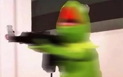 Kermit the memer sticker 9