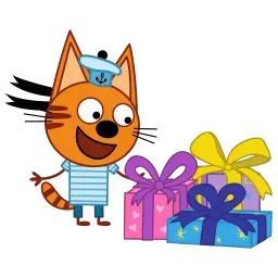 Kid-e-cats. Winter Telegram sticker pack