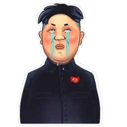 Kim Jong-un sticker 4