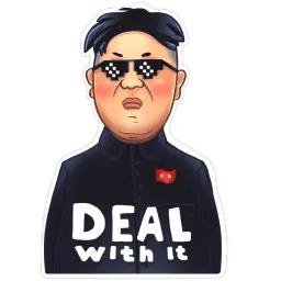 Kim Jong-un sticker 6