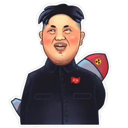 Kim Jong-un sticker 7
