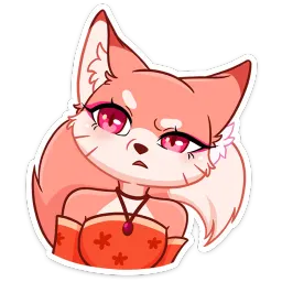 Кицунэ Аи Telegram sticker pack