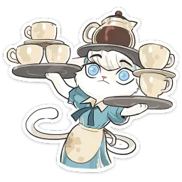 Кошечка Миа ВКонтакте, Ольга Виктория Telegram sticker pack