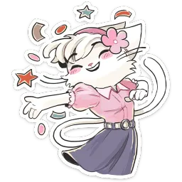 Кошечка Миа ВКонтакте, Ольга Виктория sticker 6