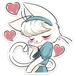 Кошечка Миа ВКонтакте, Ольга Виктория sticker 9