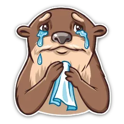 Otter sticker 4