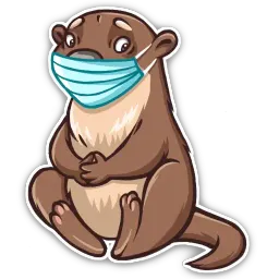 Otter sticker 6