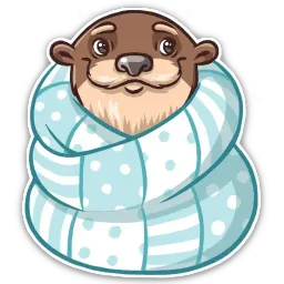 Otter sticker 7