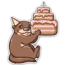 Otter sticker 8