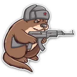 Otter sticker 10