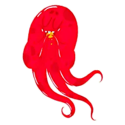 Красный Осьминожка sticker 9