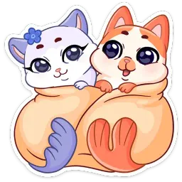 Миу-Мяу и Кусалочка sticker 4
