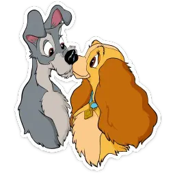 Леди и Бродяга Telegram sticker pack
