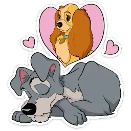 Леди и Бродяга sticker 2