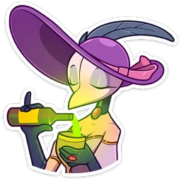 Леди Пандемика Артём Казак sticker 12