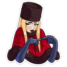 Барыня Соболина Прасковья Мышкина sticker 11