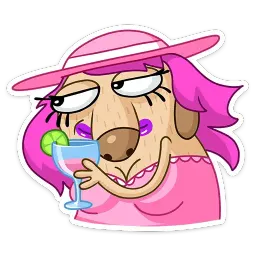Леди Ди Telegram sticker pack