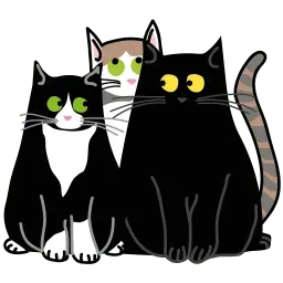 LENTOV cats sticker 10