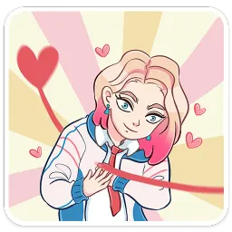 Лера Анастасия Север sticker 3