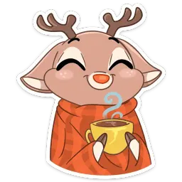 Новогодний Лифи Telegram sticker pack