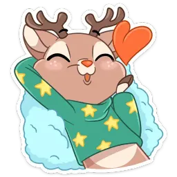 Новогодний Лифи sticker 4