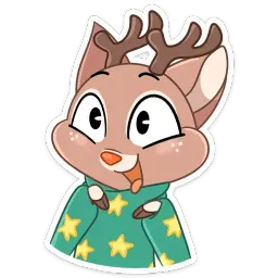 Новогодний Лифи sticker 7