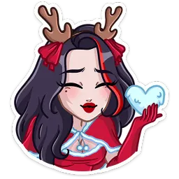 Новогодняя Лилит Кира Бауэр sticker 5