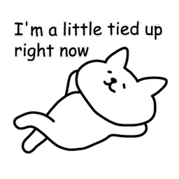 Котик лежебока Telegram sticker pack