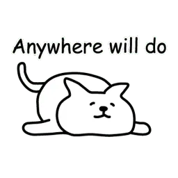 Котик лежебока sticker 11