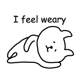 Котик лежебока sticker 3