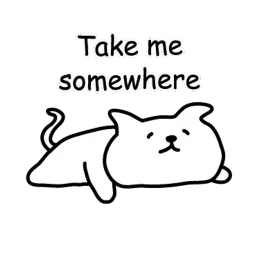 Котик лежебока sticker 10